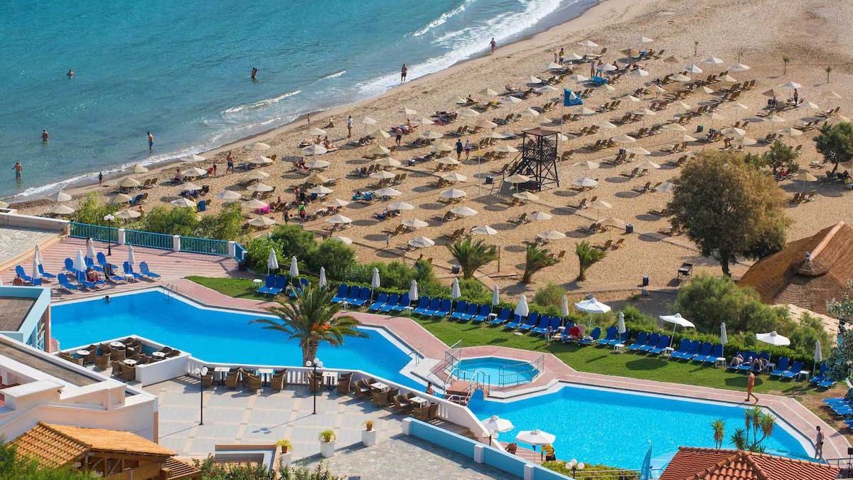 Fodele Beach & Water Park Holiday Resort - basen/plaża