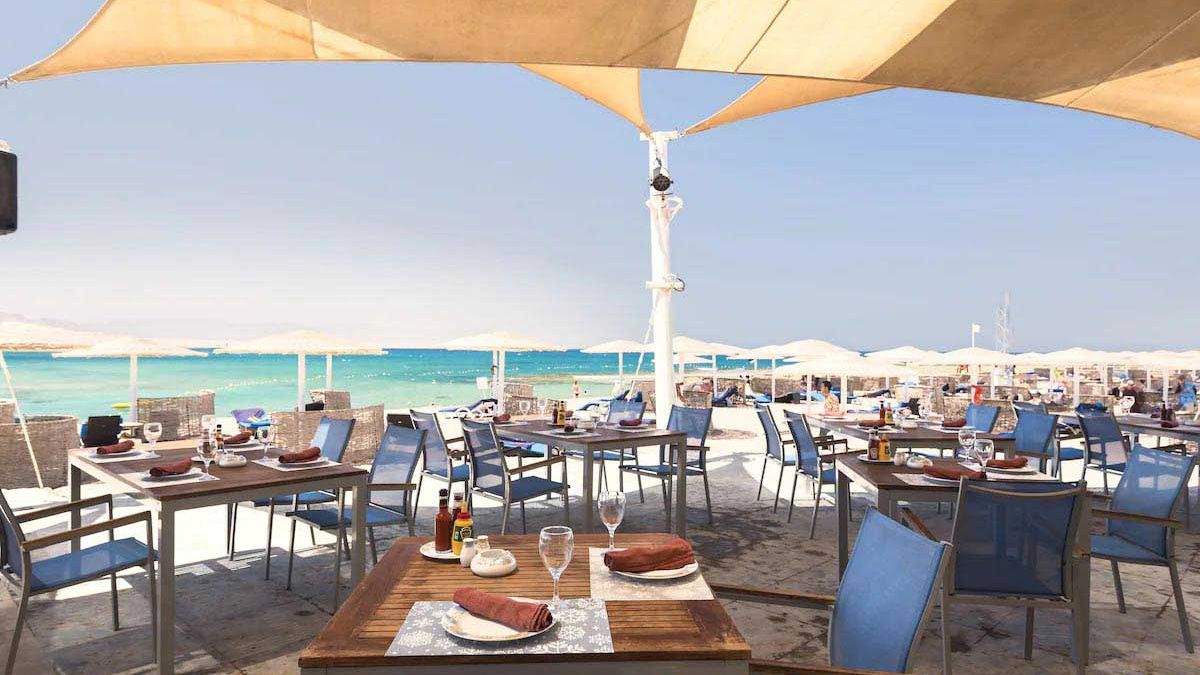 Barcelo Tiran Sharm - bar na tarasie