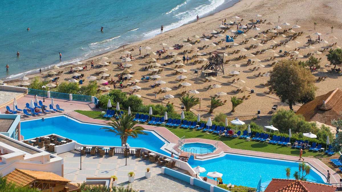 Fodele Beach & Water Park Holiday Resort - basen/plaża