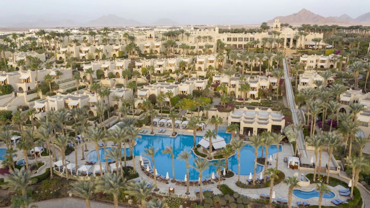 Four Seasons Resort Sharm EL Sheikh _ widok z g&oacute;ry na hotel
