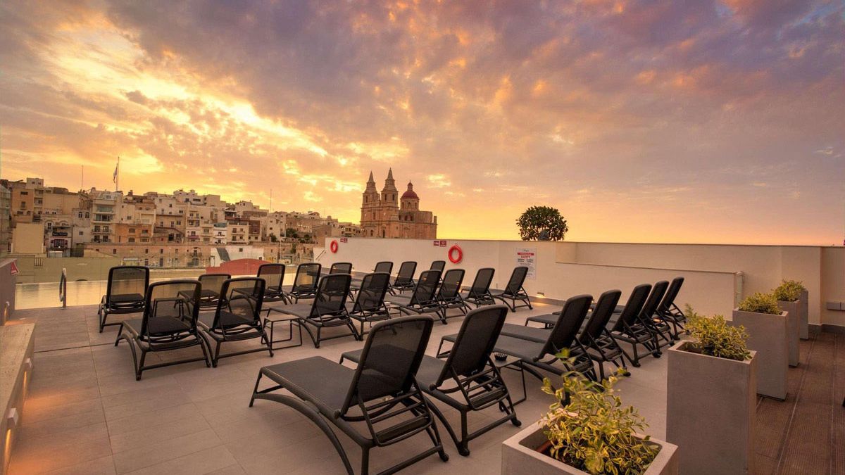 Pergola Hotel & SPA - widok z tarasu