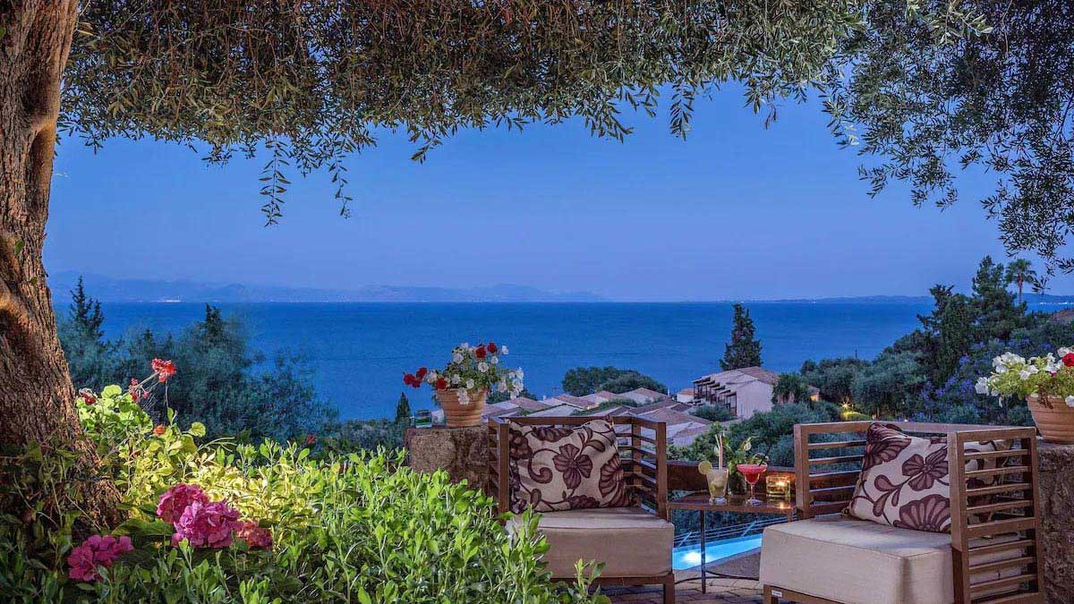 Aeolos Beach Resort - taras