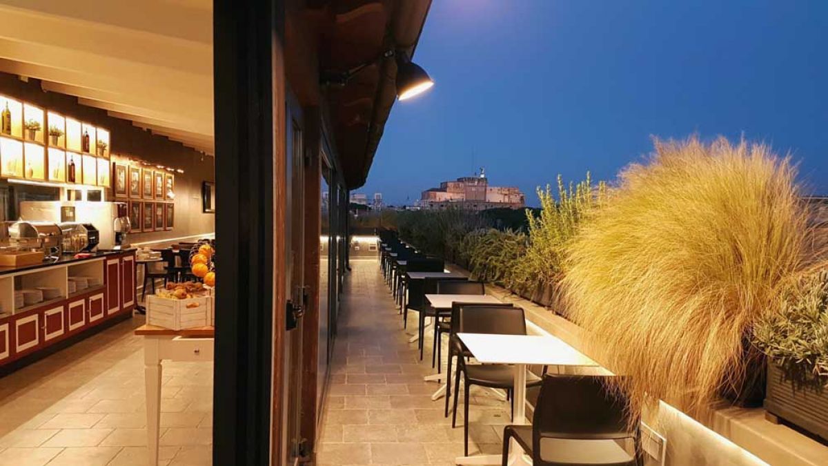 Trianon Borgo Pio - taras