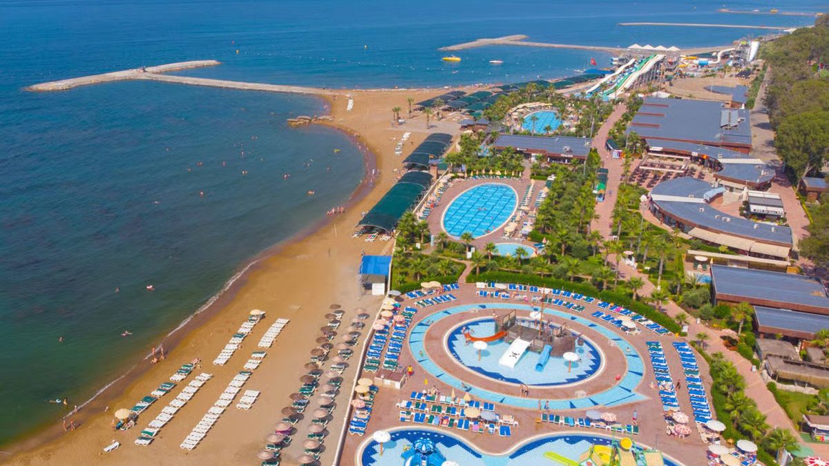 Eftalia Splash Resort - widok z lotu ptaka