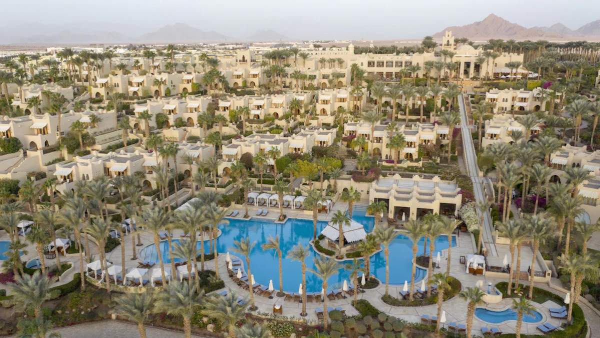 Four Seasons Resort Sharm EL Sheikh _ widok z góry na hotel